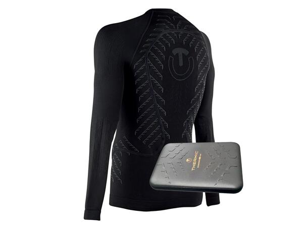 THERM-IC S.E.T® BASELAYR M+BP Svart L/XL Set eluppvärmd tröja+Bodypack herr 