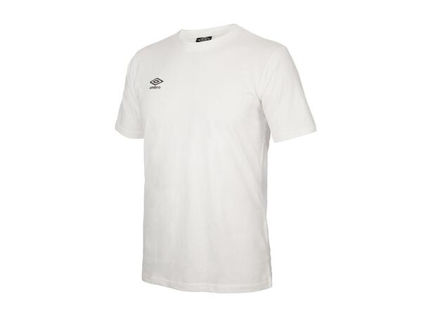 UMBRO Basic Tee Vit S T-shirt med rundhals 