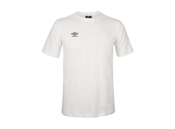 UMBRO Basic Tee Vit S T-shirt med rundhals 