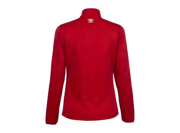 UMBRO Liga Halfzip W Röd 36 Träningströja med krage dam 