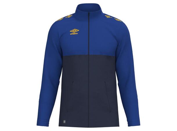 UMBRO UX Pro Trn Jkt Jr Blå/Gul 116 Vindtät träningsjacka junior 