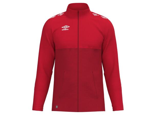 UMBRO UX Pro Trn Jkt Jr Röd/Vit 116 Vindtät träningsjacka junior 