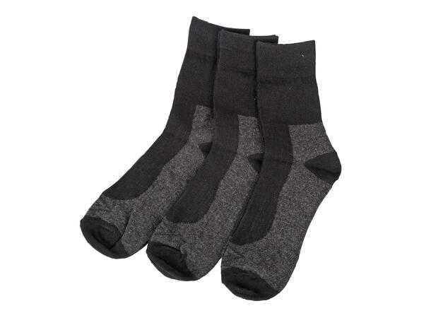 UMBRO Wool Sock 3-P Svart 40-43 3-pack ullsockar 