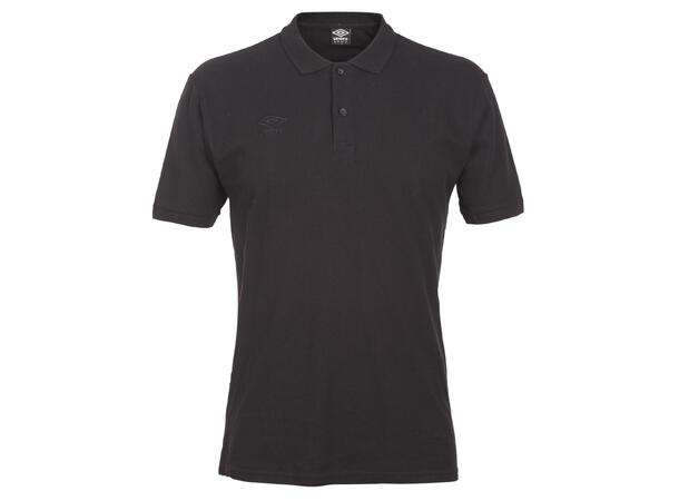 UMBRO Core Polo Svart M Klassisk bomullspiké 