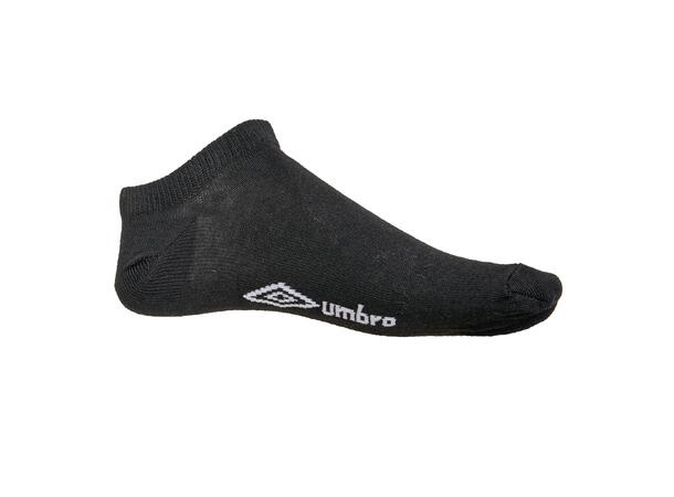 UMBRO Core Slip In Socks 3-P Svart 35-39 Korta sockar utan skaft 