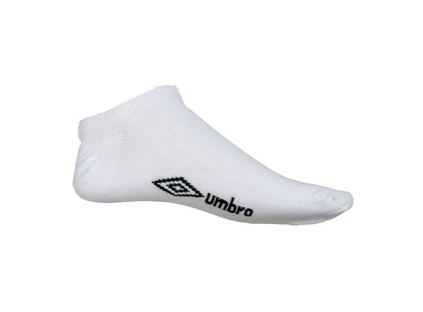 UMBRO Core Slip In Socks 3-P Vit 40-44 Korta sockar utan skaft 