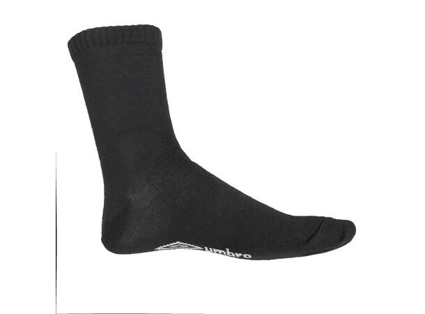 UMBRO Core Ankel Socks 3-P Svart 40-44 3-pack ankelsockar 