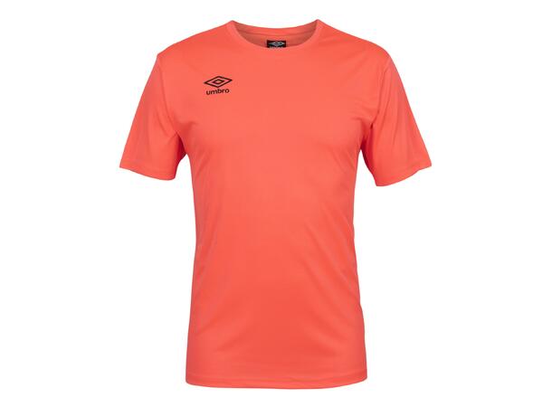 UMBRO Core Poly Tee Jr Neonröd 140 Tränings t-shirt junior 