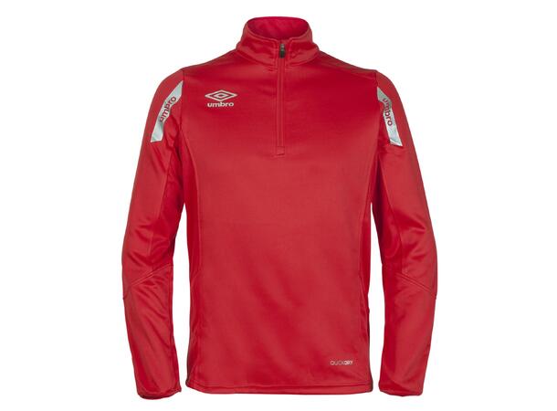 UMBRO Core Sweat Halfzip J Röd 164 Träningströja med krage junior 