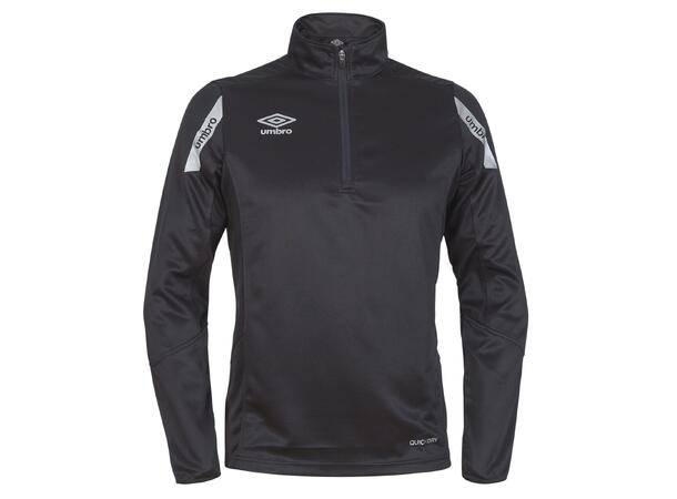 UMBRO Core Sweat Halfzip J Svart 140 Träningströja med krage junior 