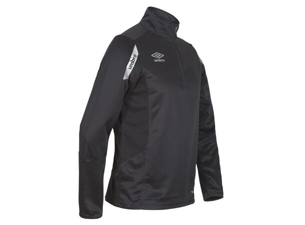 UMBRO Core Sweat Halfzip J Svart 140 Träningströja med krage junior 