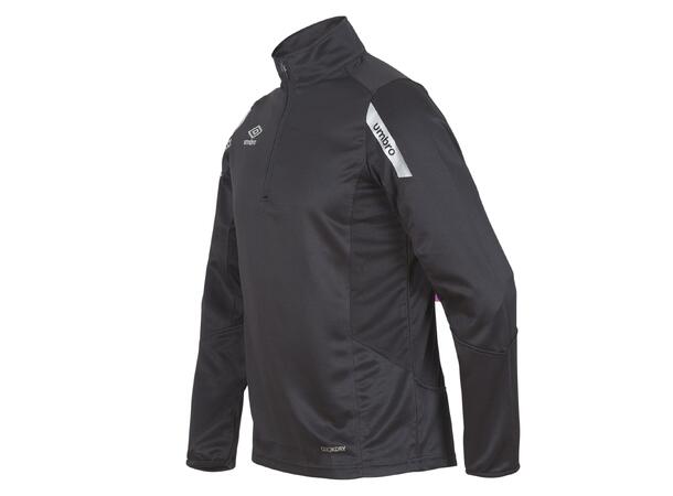 UMBRO Core Sweat Halfzip J Svart 140 Träningströja med krage junior 