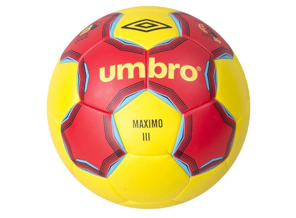 UMBRO Maximo Handboll III Gul/Röd 2 IHF godkänd matchboll 