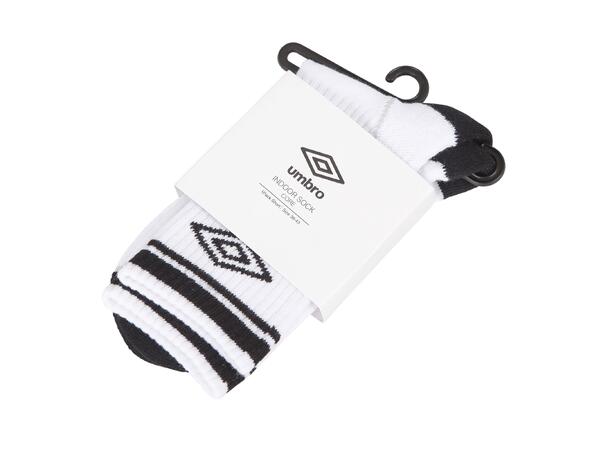 UMBRO Core Indoor Sock Short Vit 30-34 Kort inomhusstrumpa 