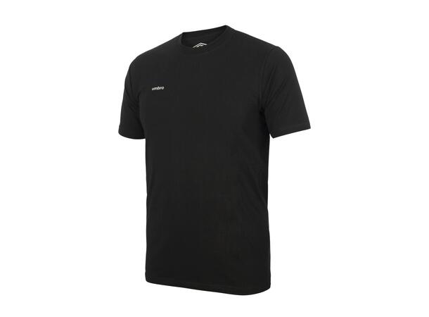 UMBRO Core Cotton Stretch Tee Svart S T-shirt herr 