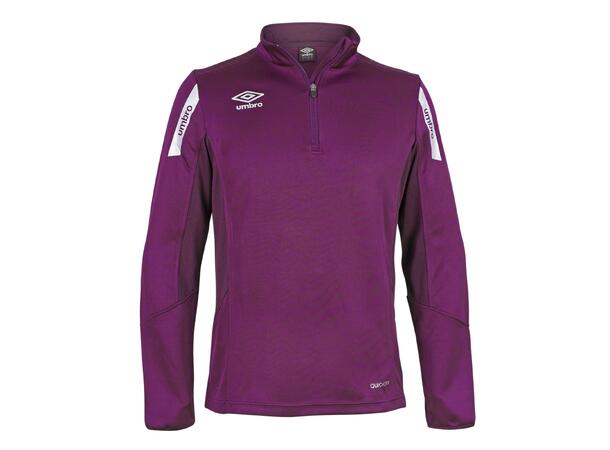 UMBRO Core Sweat Halfzip J Vinröd 164 Träningströja med krage junior 