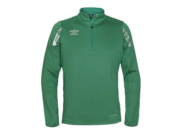 UMBRO Core Sweat Halfzip J Grön 128 Träningströja med krage junior 