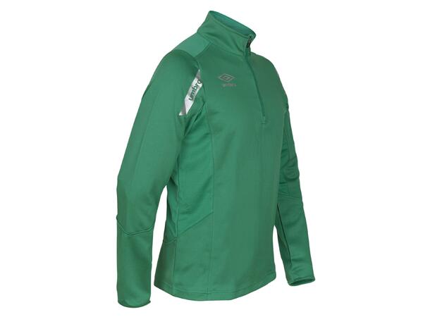 UMBRO Core Sweat Halfzip J Grön 128 Träningströja med krage junior 