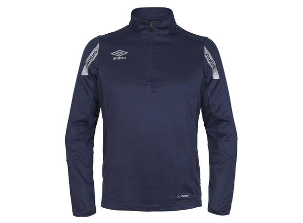 UMBRO Core Sweat Halfzip J Marin 128 Träningströja med krage junior 