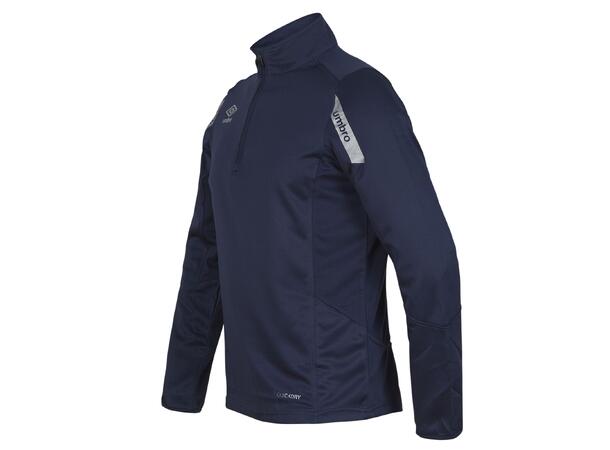 UMBRO Core Sweat Halfzip J Marin 128 Träningströja med krage junior 