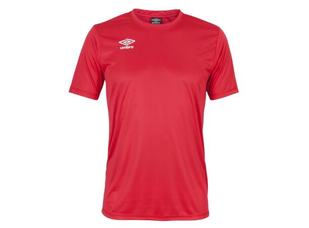 UMBRO Core Poly Tee Röd S Tränings t-shirt 