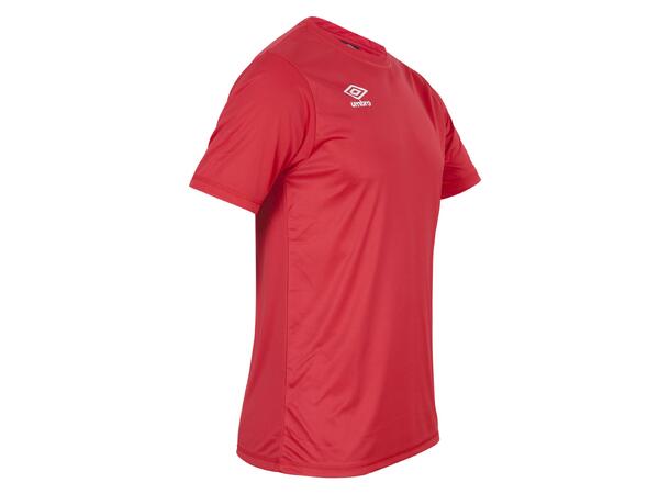 UMBRO Core Poly Tee Röd S Tränings t-shirt 