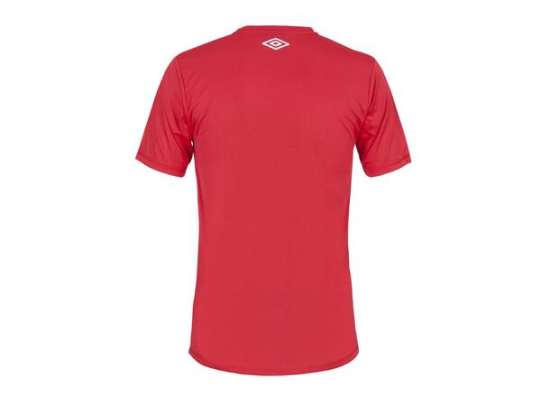 UMBRO Core Poly Tee Röd S Tränings t-shirt 