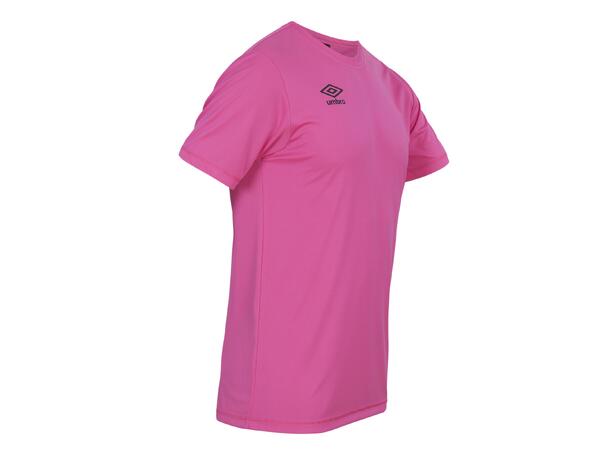 UMBRO Core Poly Tee Jr Neonrosa 164 Tränings t-shirt junior 