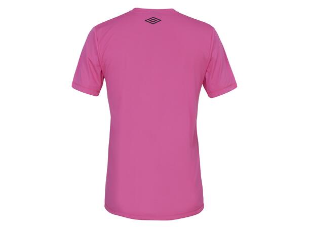 UMBRO Core Poly Tee Jr Neonrosa 164 Tränings t-shirt junior 