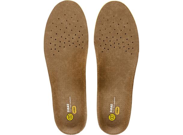 SIDAS 3FEET OUTDOOR HIGH Gul S Formade iläggssulor högt fotvalv 