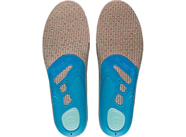SIDAS 3FEET OUTDOOR LOW Blå M Formade iläggssulor lågt fotvalv 