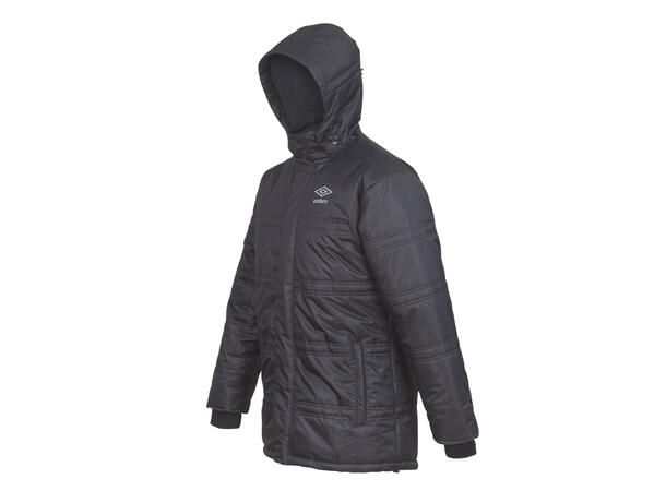 UMBRO Core Coach Jacket Jr Svart 152 Fodrad klubbjacka junior 