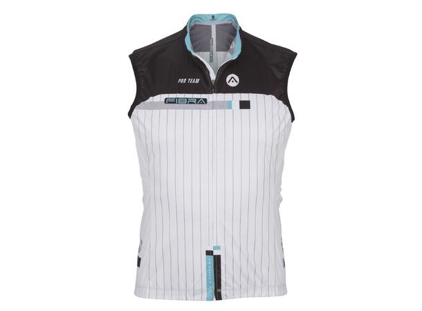 FIBRA Pro Bike Wind Vest Vit L Vindtät väst cykling 