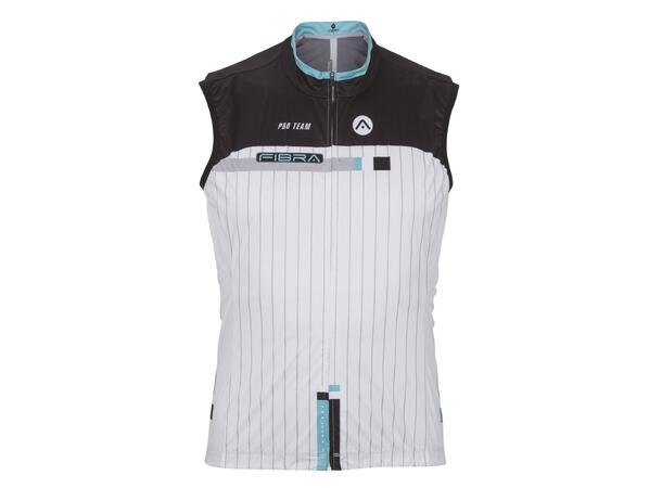 FIBRA Pro Bike Wind Vest Vit L Vindtät väst cykling 