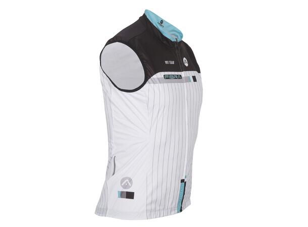 FIBRA Pro Bike Wind Vest Vit L Vindtät väst cykling 