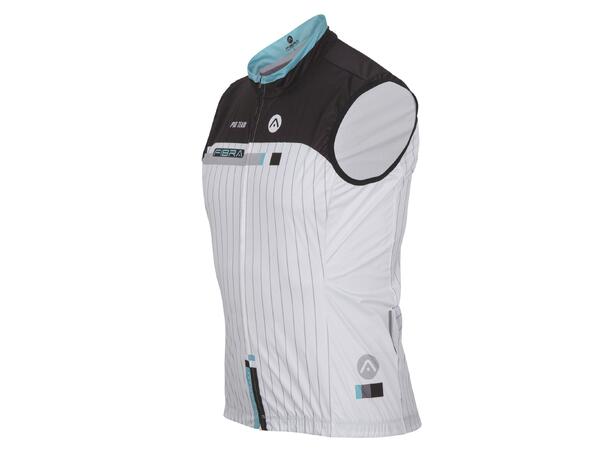 FIBRA Pro Bike Wind Vest Vit L Vindtät väst cykling 