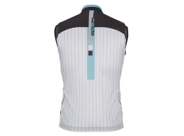 FIBRA Pro Bike Wind Vest Vit L Vindtät väst cykling 