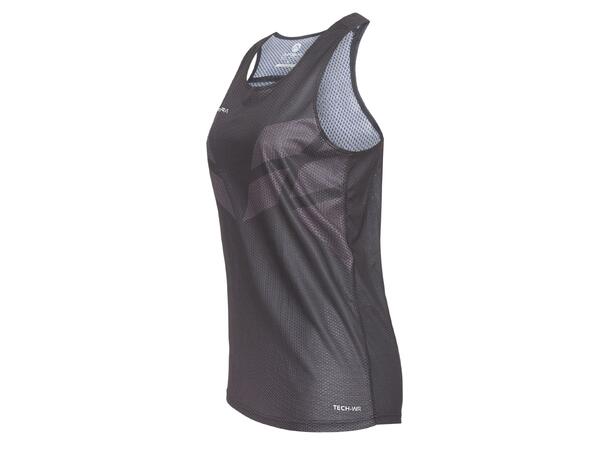 FIBRA Sync Singlet W Svart XS Linne i funktionsmaterial 