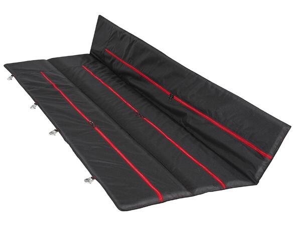 NORDICA DH RACE SKI BAG 3 PAIR Svart/Röd Skidfodral för 3 par skidor 