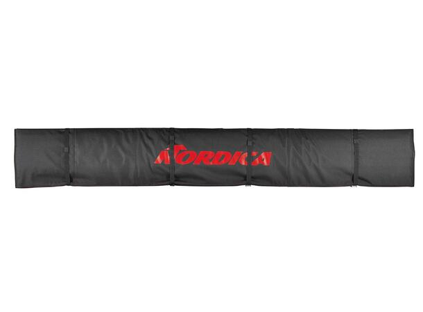 NORDICA DH RACE SKI BAG 3 PAIR Svart/Röd Skidfodral för 3 par skidor 