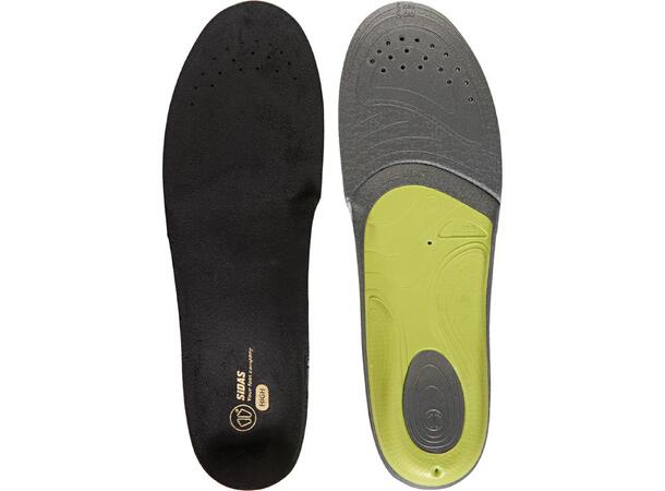 SIDAS 3FEET SLIM HIGH Grön XXL Formade iläggssulor högt fotvalv 