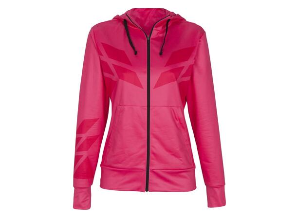 FIBRA Sync Hood Zip W Rosa L Träningströja dam 