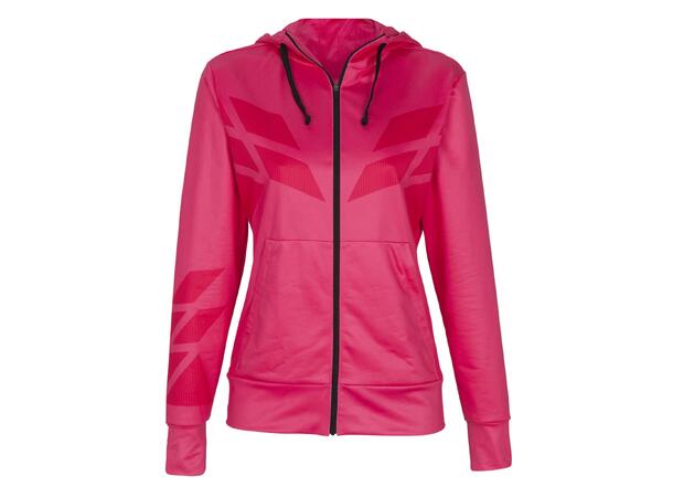 FIBRA Sync Hood Zip W Rosa L Träningströja dam 