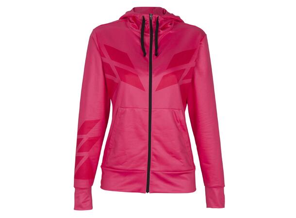 FIBRA Sync Hood Zip W Rosa L Träningströja dam 