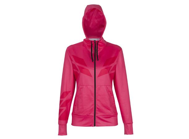 FIBRA Sync Hood Zip W Rosa L Träningströja dam 