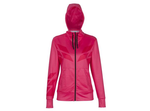 FIBRA Sync Hood Zip W Rosa L Träningströja dam 