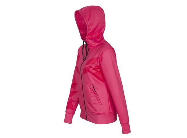 FIBRA Sync Hood Zip W Rosa L Träningströja dam 