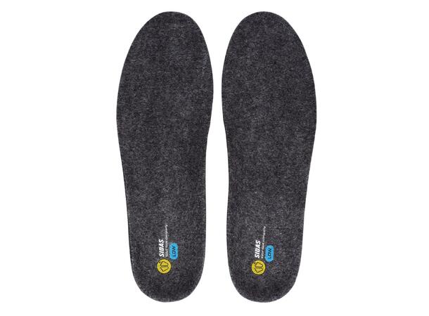 SIDAS 3FEET MERINO LOW Blå S Formade iläggssulor lågt fotvalv 