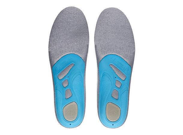 SIDAS 3FEET MERINO LOW Blå S Formade iläggssulor lågt fotvalv 