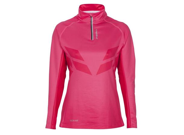 FIBRA Sync Half Zip W Rosa XL Träningströja dam 